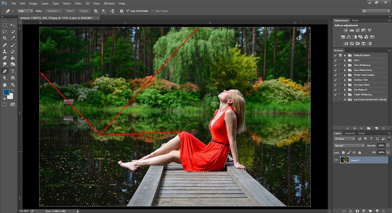 Blur Photo Background in Photoshop, Shallow Depth of Field Effect