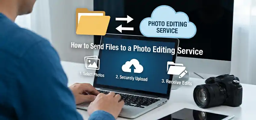 How to Send Files to a Photo Editing Service