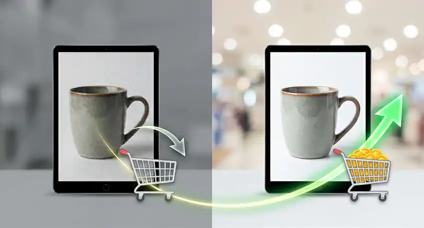 How Product Image Quality Affects Conversion Rates